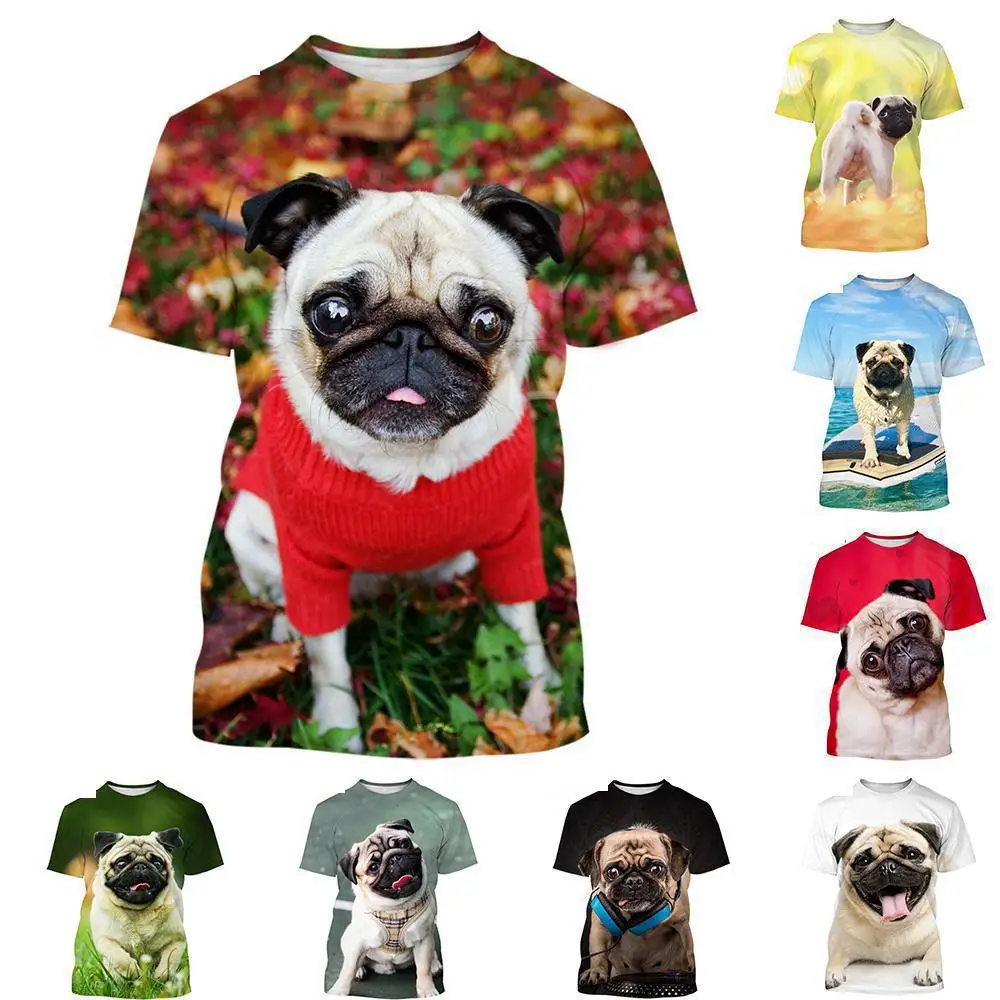 pug t shirt men