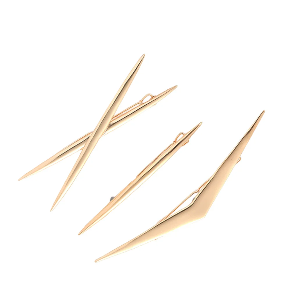 

3PCS Hair Clips Simple Chic Geometric Hairpins Hair Clamps Barrette for Lady