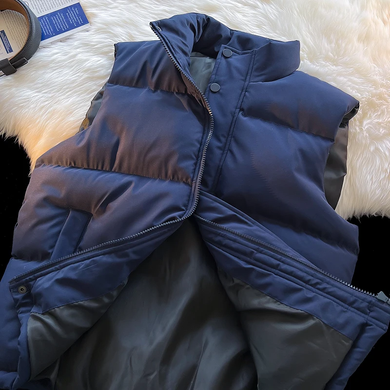 Жилет Мужской без рукавов теплая Повседневная зимняя куртка модный жилет