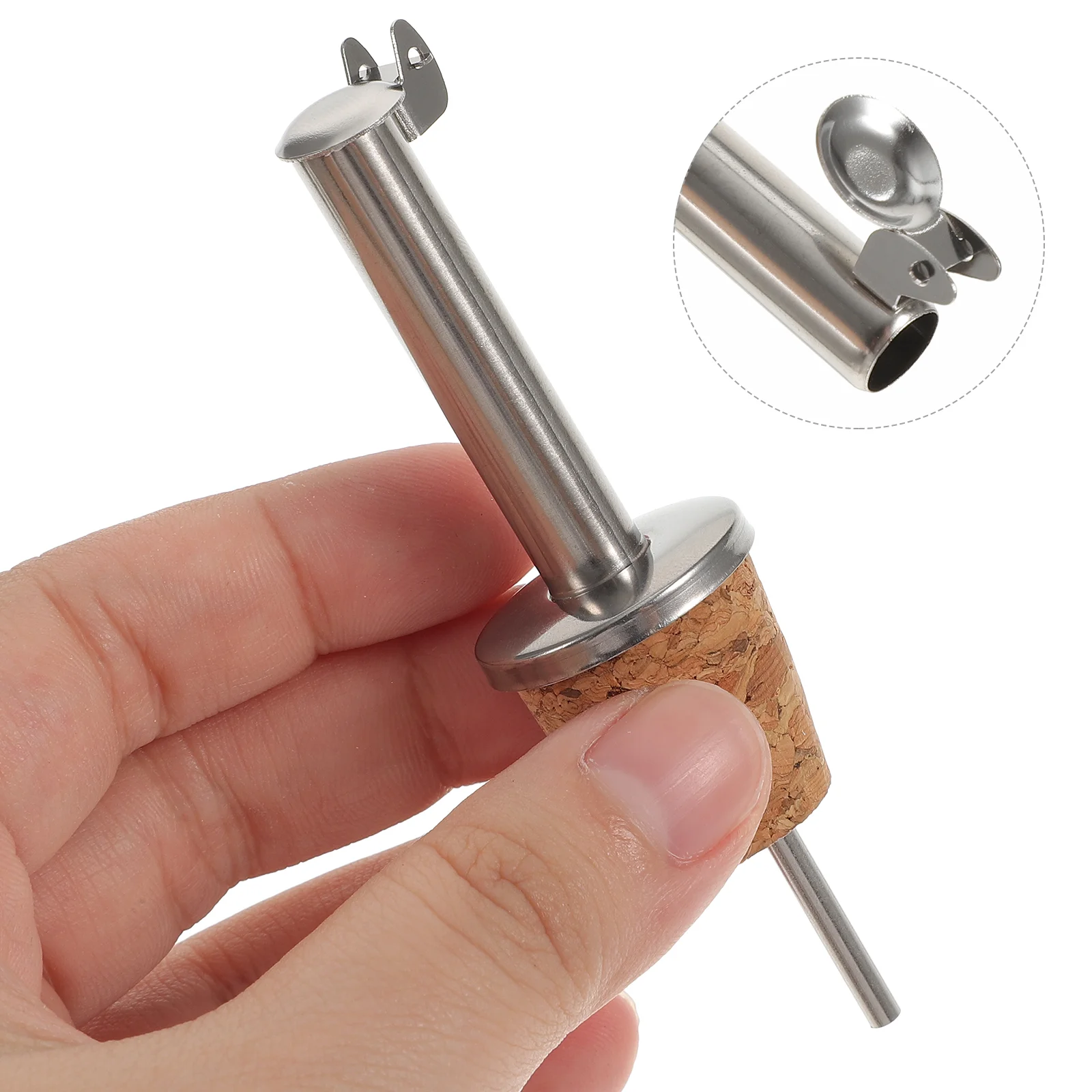 10 шт. диспенсер для сиропа бутылок с пробкой из нержавеющей стали колпачки