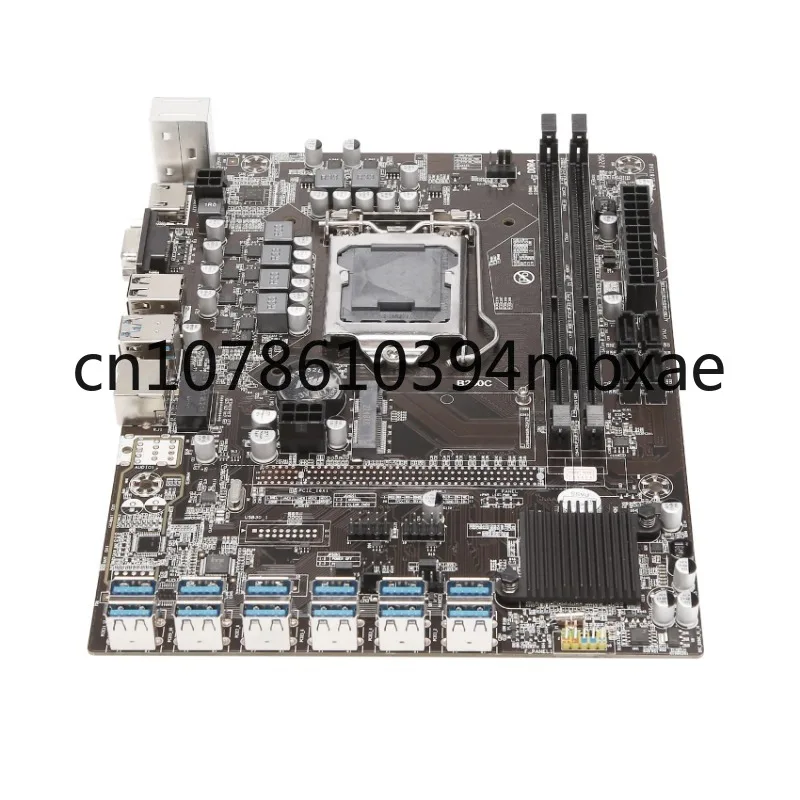 Материнская плата B250C материнская Expert 12 Gpu Usb3.0 к Pci-e 16x V1.0 12p 1x B250 Pch чипсет