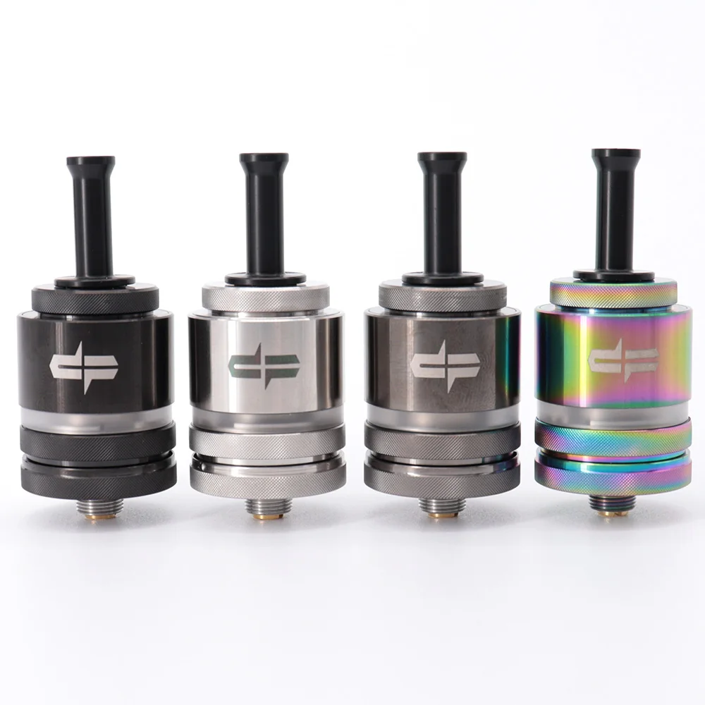 

Siren MTL RTA V4 Vape Atomizer 2ml 22mm 510 Drip Tip Top Fillin 316 Stainless Rebuildable DIY Coil 510 Drip Tip E-Cigarette Tank