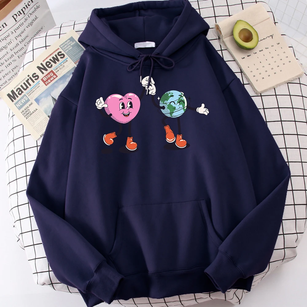 

Худи мужское оверсайз с принтом «Be Kind And Harmony With The Earth»