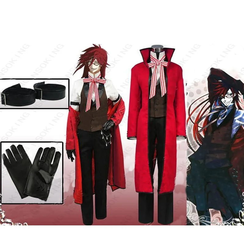 Black Butler Cosplay Grell Sutcliff Costume Tailor Made