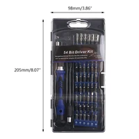 54pcs screwdriver bit non slip electric repair tools are widely used in mobile phones tablets small household drop shipping