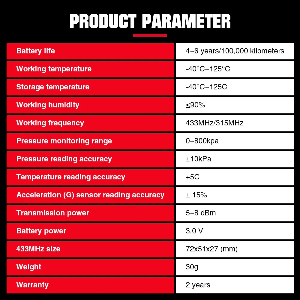 Запуск RF-SENSOR 2в1 Датчик TPMS 315 МГц 433 Алюминиевый клапан Инструмент для ремонта шин