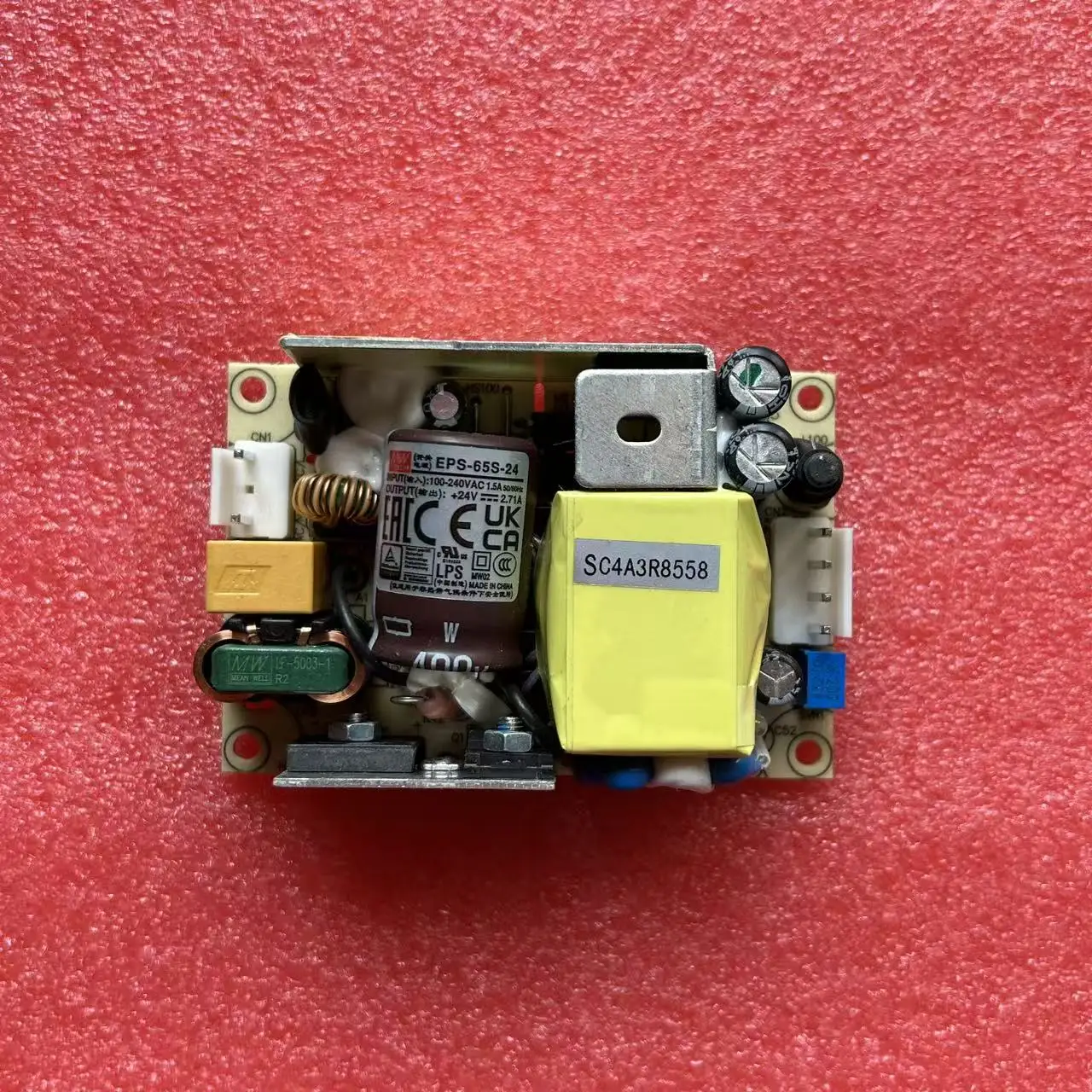 Фото Высокоэффективный импульсный блок питания Mingwei EPS-65S-3.3V/5V/7.5V/12V/15V/24V/48V (без корпуса), заменяющий PS №1