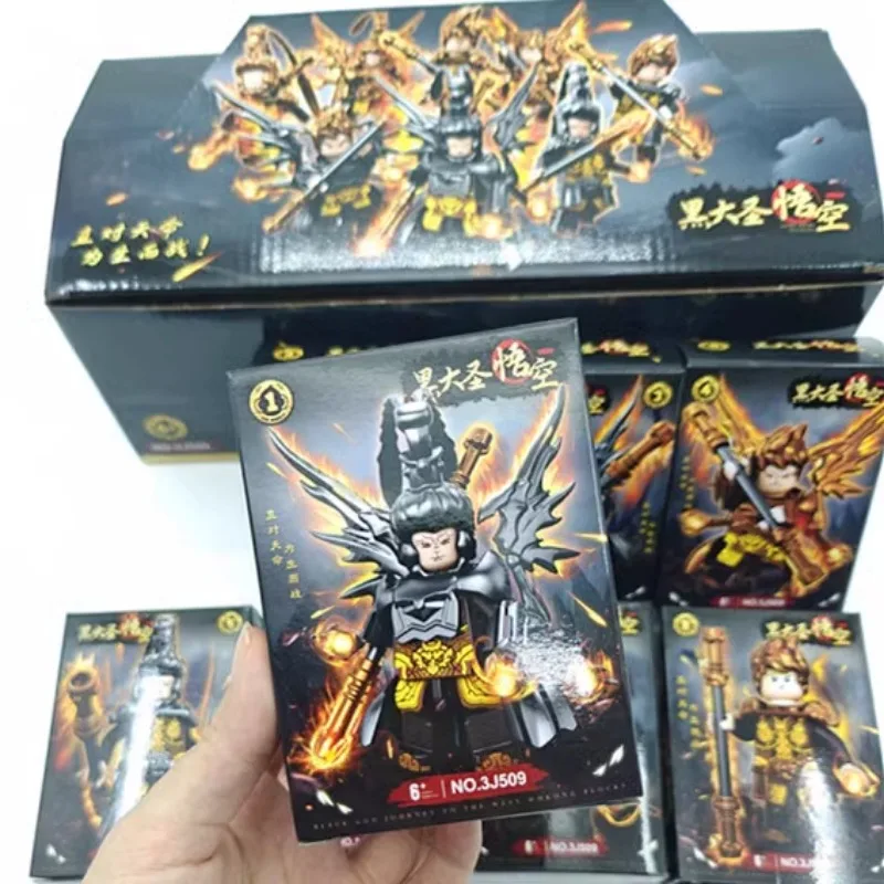 Новая черная мифология WuKong Brick Man модель робота подходит для детской сборки