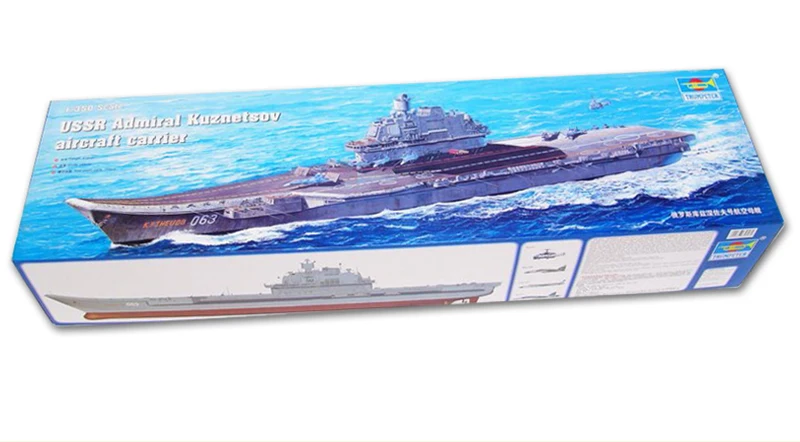 

Gift Trumpeter 05606 1/350 Scale USSR Admiral Kuznetsov Aircraft Carrier Static Model TH06677-SMT2