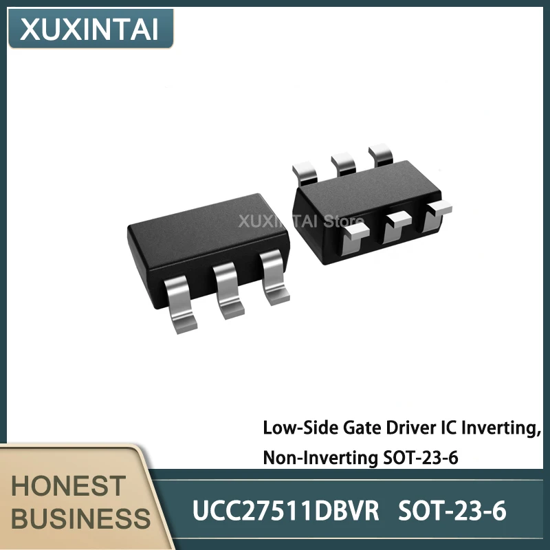 

10Pcs/Lot UCC27511DBVR UCC27511 Low-Side Gate Driver IC Inverting, Non-Inverting SOT-23-6