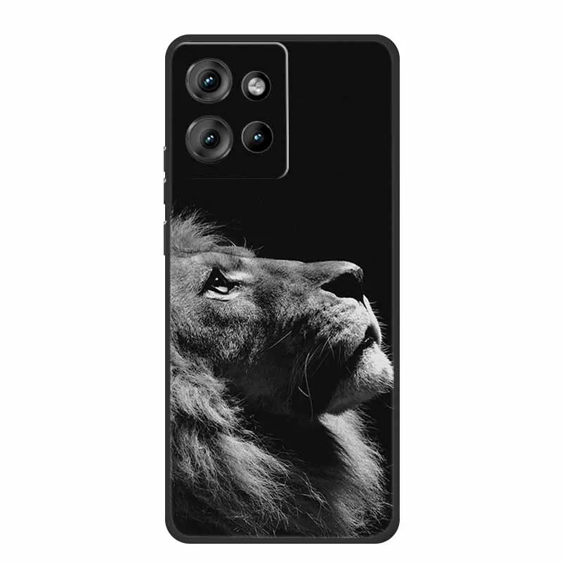 Чехол для Motorola ThinkPhone 25 чехол телефона с изображением тигра черный силиконовый