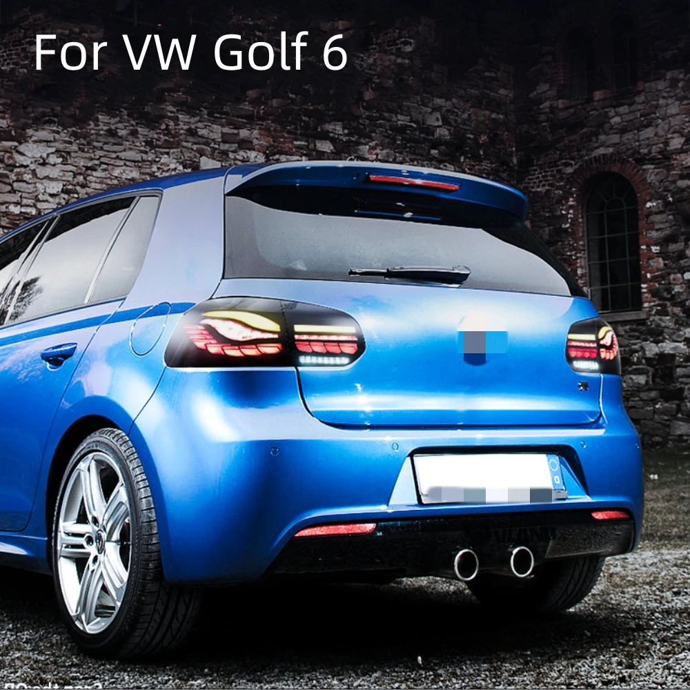 

Car LED Taillight For Golf 6 2010-2014 LED Running light brake light LED Squama Taillight Assembly