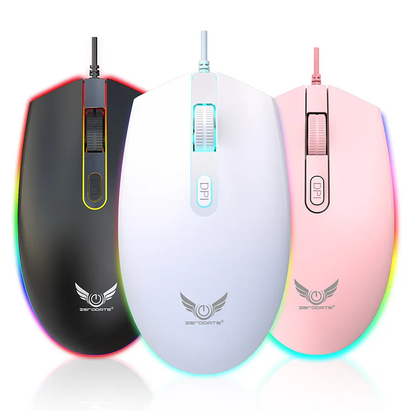 

USB светящаяся проводная мышь компьютерная периферийная Esports игра цветная RGB мышь