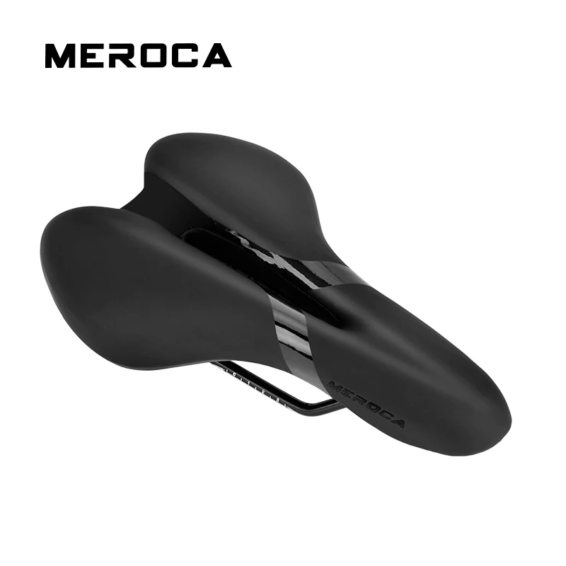 

MEROCA Bicycle Saddle Sponge Cushion Hollow Soft Silicone Waterproof Breathable Road Bike Mountain Bike Saddle Bicycle Parts