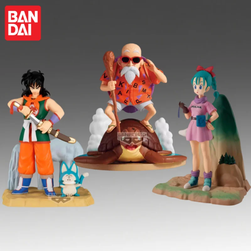 Фото Специальное предложение: В наличии оригинальные фигурки Bandai Banpresto Dragon Ball History Box — Мастер Роши, Ямча, Бульма. Коллекционные куклы-фигурки. №4
