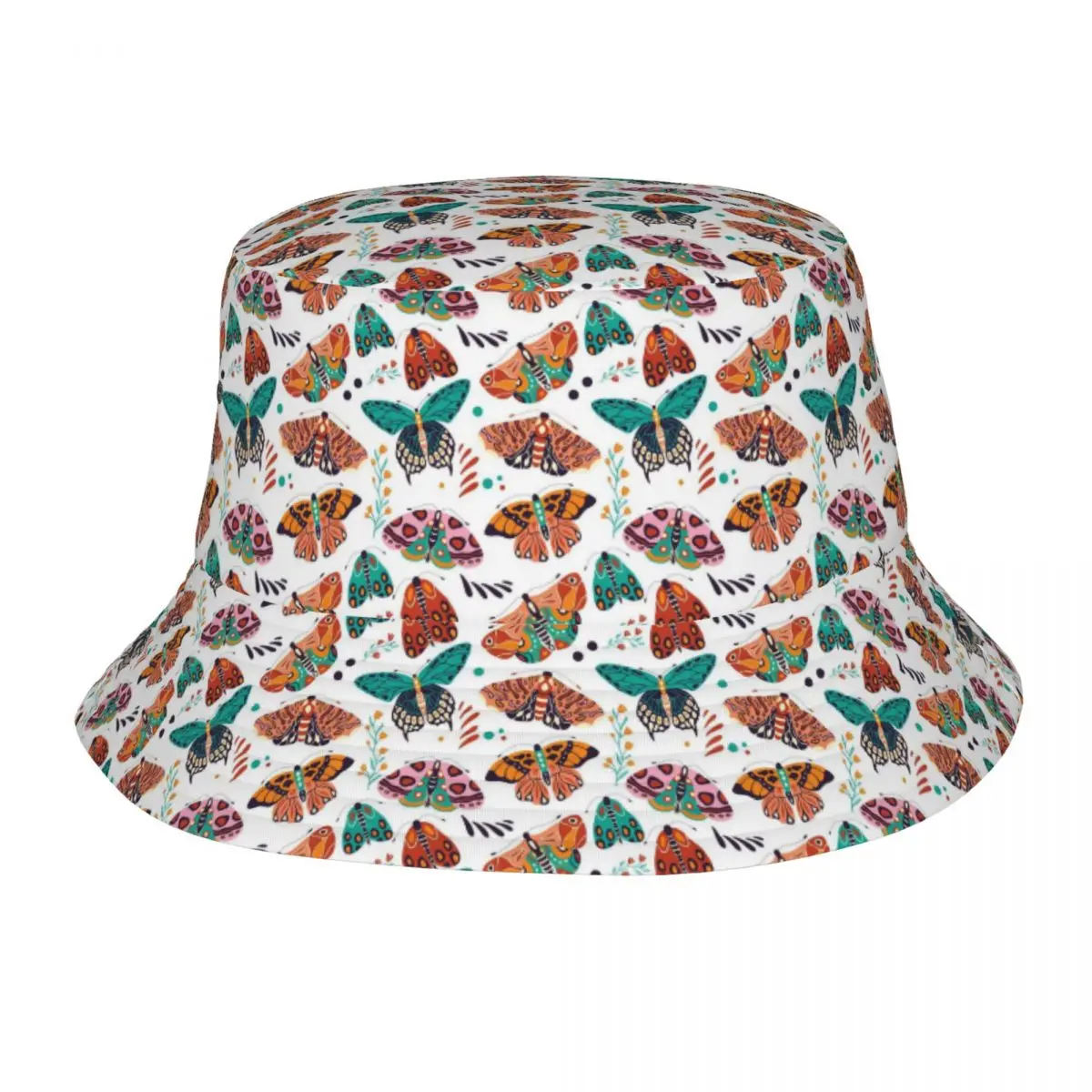 

Butterfly Pattern Seamless Bucket Hat Men Women Unisex Fashion Summer Fisherman Cap
