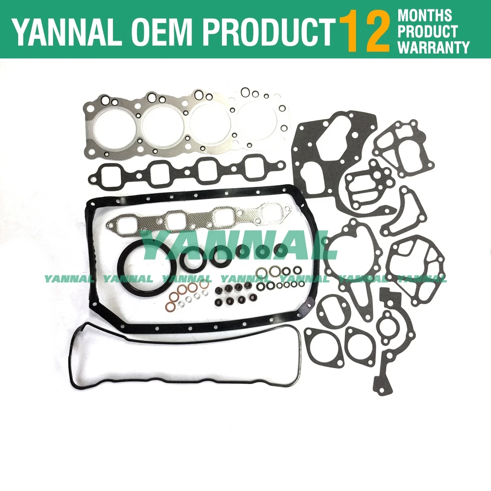 Полный комплект прокладок для капитального ремонта двигателя Isuzu 4FB1 подходит