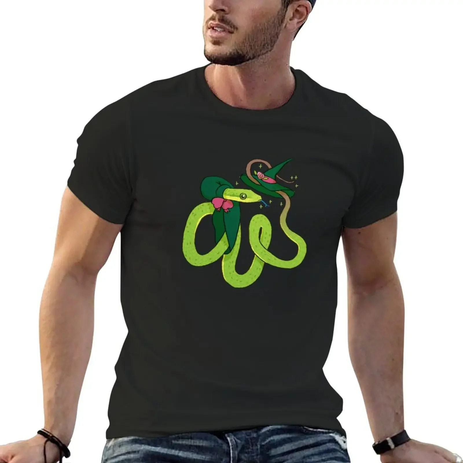 Red Tailed Green Ratsnake-футболка Lavellan дизайнерские рубашки для мальчиков белые мужские