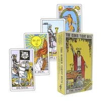 big size waite tarot cards for beginners with guidebook board games oracle deck box astrology divination original occult