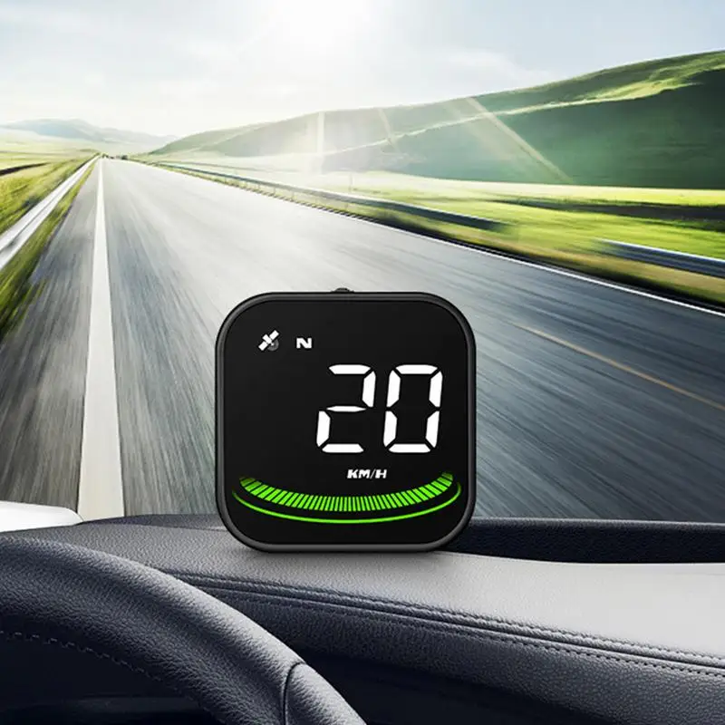 

Дисплей на лобовое стекло для автомобиля, цифровой GPS Спидометр, превышение скорости, будильник, аксессуар, электронный автоматический дисплей для всех автомобилей, транспортных средств