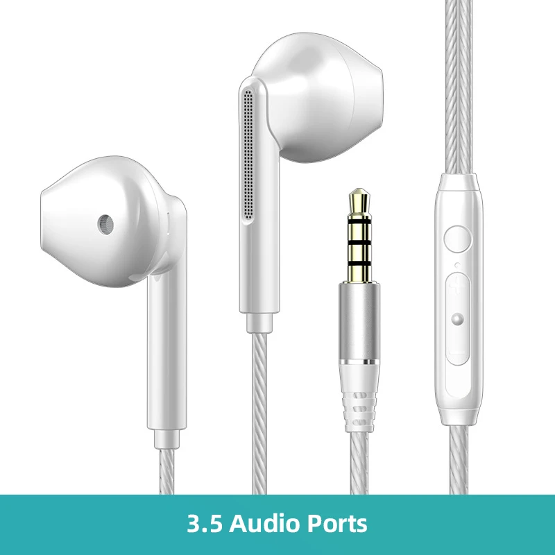

M22 In Ear TypeC Earphone Bass Sound Headset Sport Earphones with Microphone Mic Stereo for Xiaomi iPhone Samsung