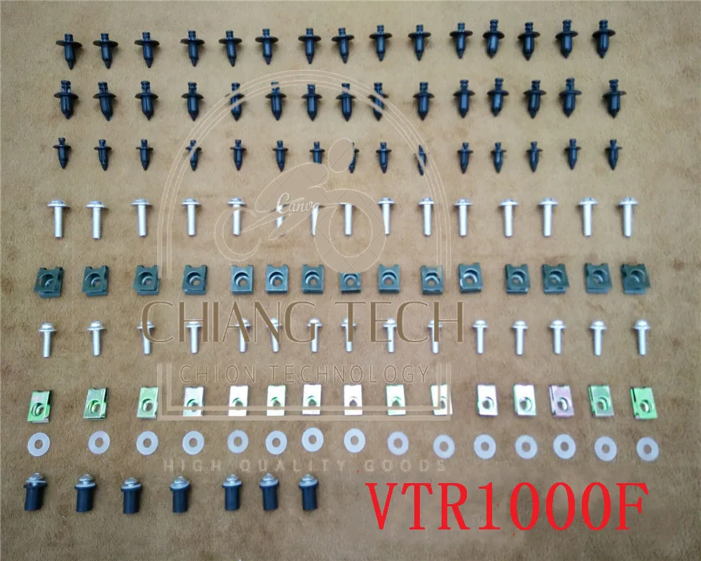 

Обтекатель комплект болтов для кузова винты для HONDA VTR1000F 1998-2005