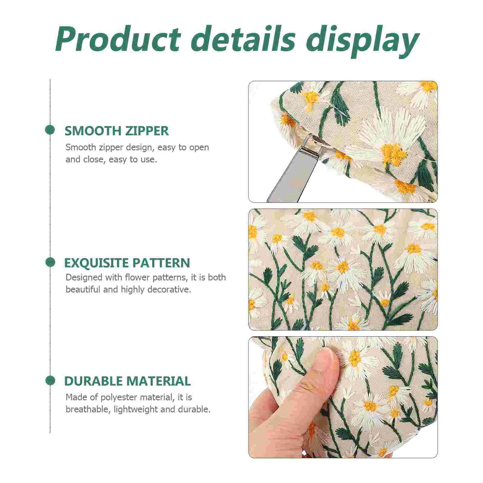 Сумка Daisy органайзер для косметики ручной пенал из полиэстера дорожный макияж