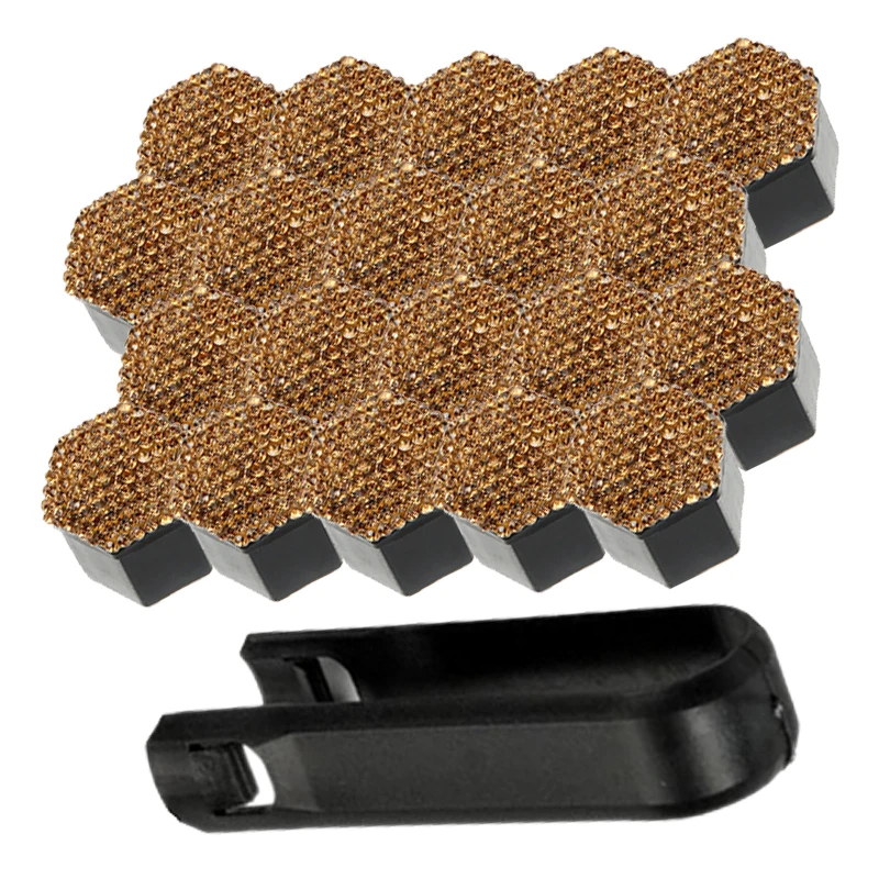 

Колпачки на ступицу колеса автомобиля 17/19/21 мм, универсальные защитные чехлы с алмазной инкрустацией для гаек автомобильных шин, противокоррозийные колпачки, автомобильные аксессуары 20 шт./компл.