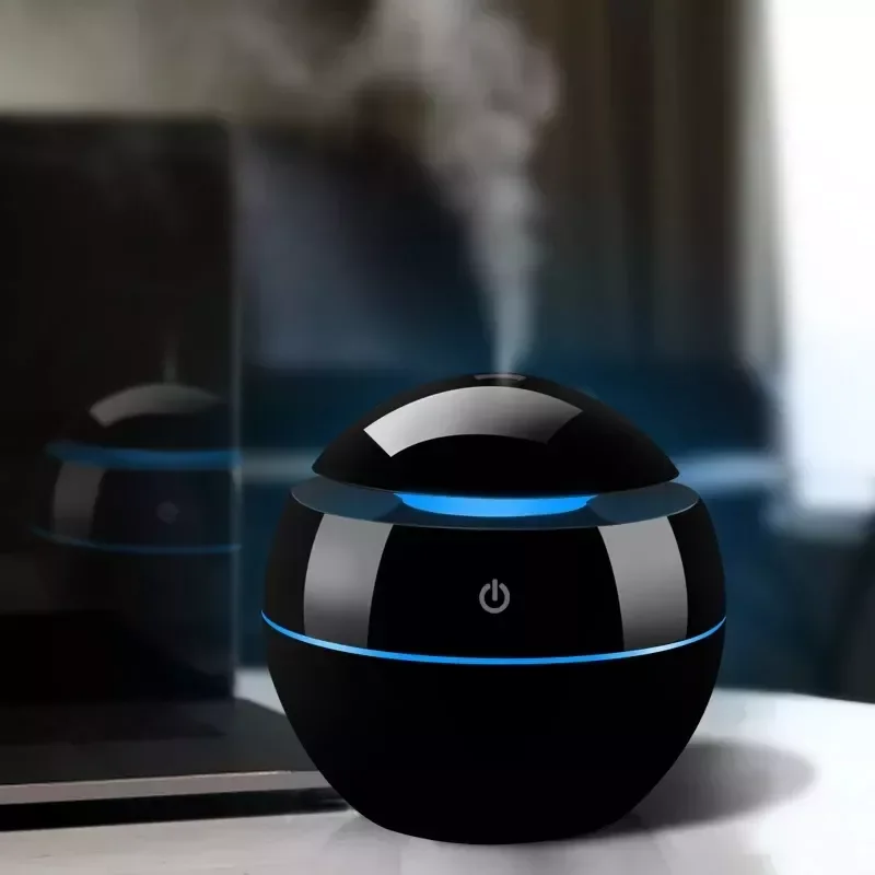 

Air Humidifier Wood Essential Aroma Oil Diffuser With LED Light Aromatherapy Mist Maker