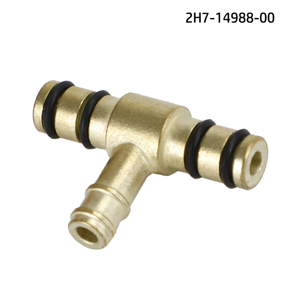 

Carburetor Brass Fuel Tee Fit For YAMAHA FJ600 XS750 XS1100 2H7-14988-00 T Piece 3 Way Fuel Hose Joiner Connector