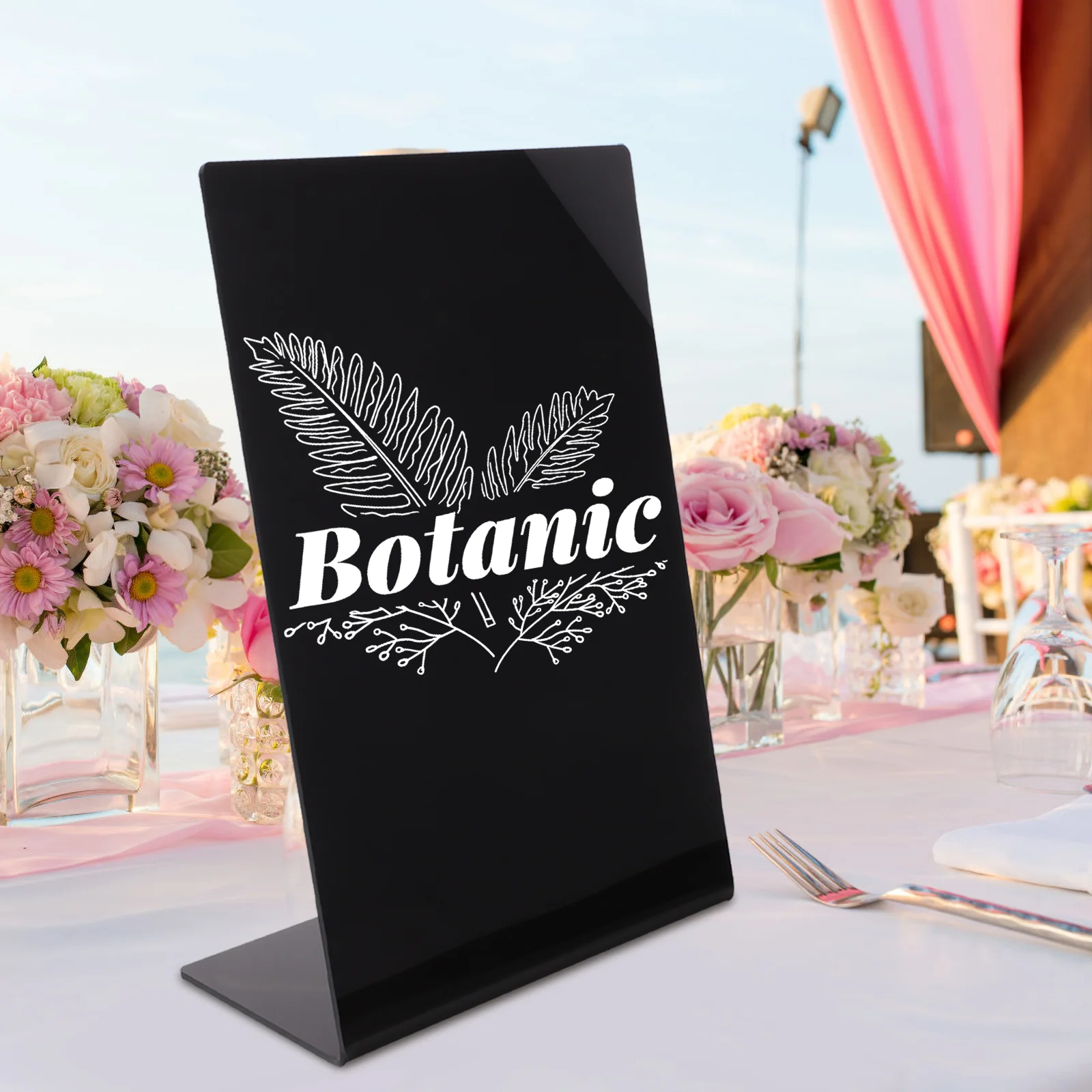 Доска меню для кухни нарисованная вручную маленькая доска стол прямоугольный