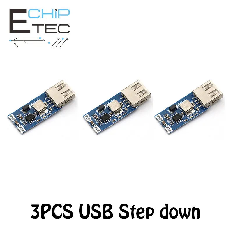 

3PCS 7.5V-9V/12V/24V to 5V DC-DC USB Car Charger Step-down Module 3A Output Buck Regulator Power Supply Module