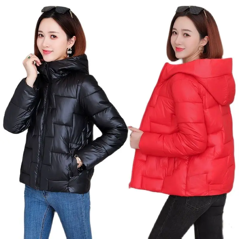 2023 New Cotton Jacket Women Short Down Padded Jackets Ladies Winter Coat Korean Version Outwear Loose Chaqueta Mujer