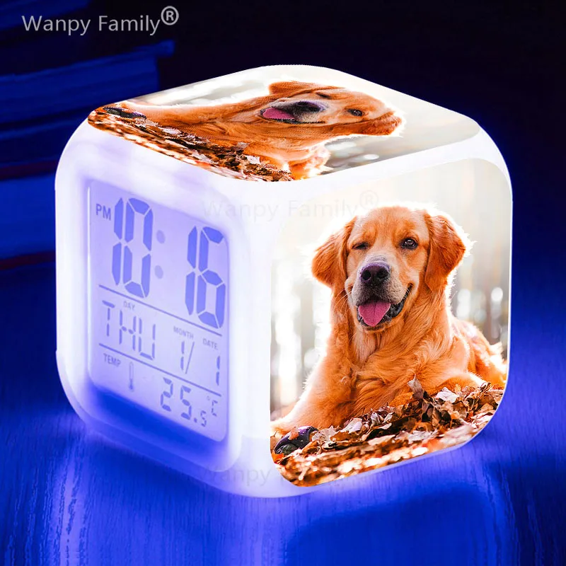 Boys Girls Gifts Student Room Touch Sensing Wake Up Timer Home Decor Portable Desk Clock
