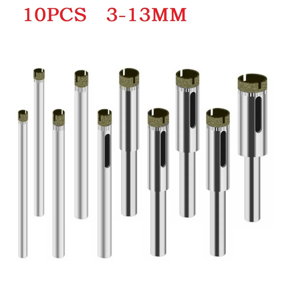 

Hole Opener Glass Hole Saw For Glass Openings 3/4/5/6/7/8/9/10/11/13mm 800-1000RPM Glass Hole Saw High Quality