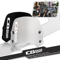cb 650 r motorcycle windscreen deflector visor wind shield for honda cb650r neo sports cafe 2019 2021 2022 cb650 650r windshield