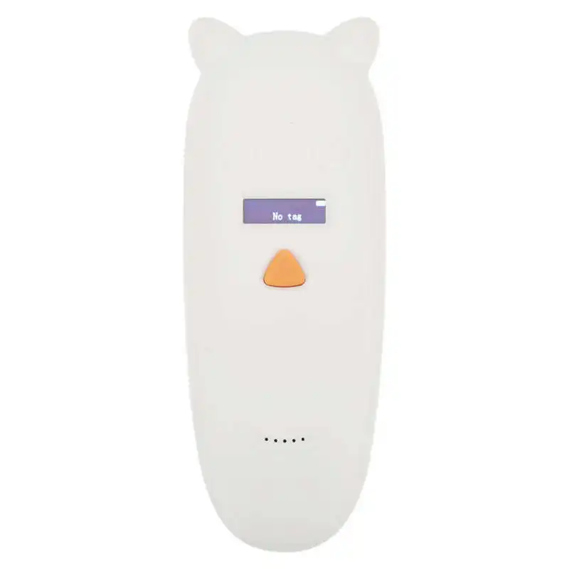 

RFID Micro Chip Reader White Pet ID Scanner Rechargeable for 11784/5 FDX-B EMID