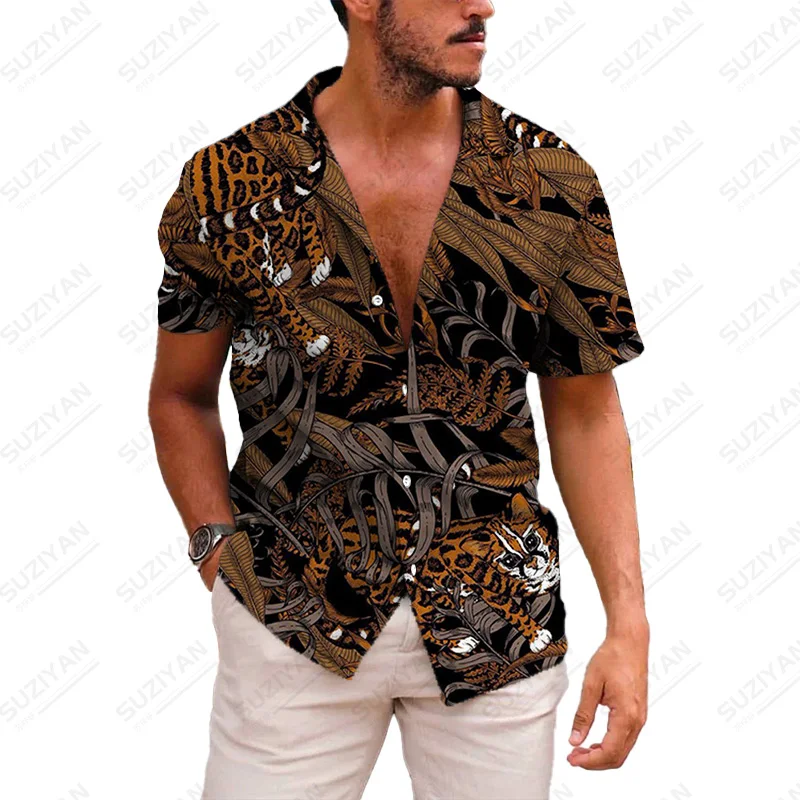

Beautiful Patterns New Arrivals Online Hot Sale Elements Patterns Harakuju Art Fashionable Men'S Short-Sleeved Color British