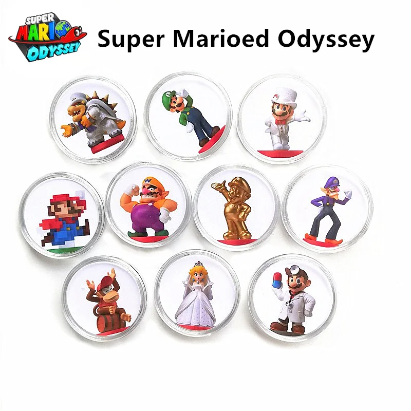 

For NS Super Mario Kart Odyssey Series Game Round Amiibo Linkage Cards, Animal Forest Villager Mobile Forest RV Cards