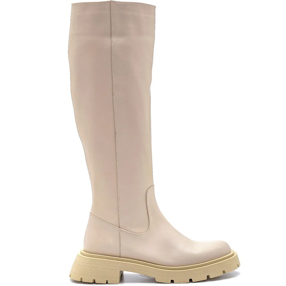 

Dorlie Women Leather High Sole Boots