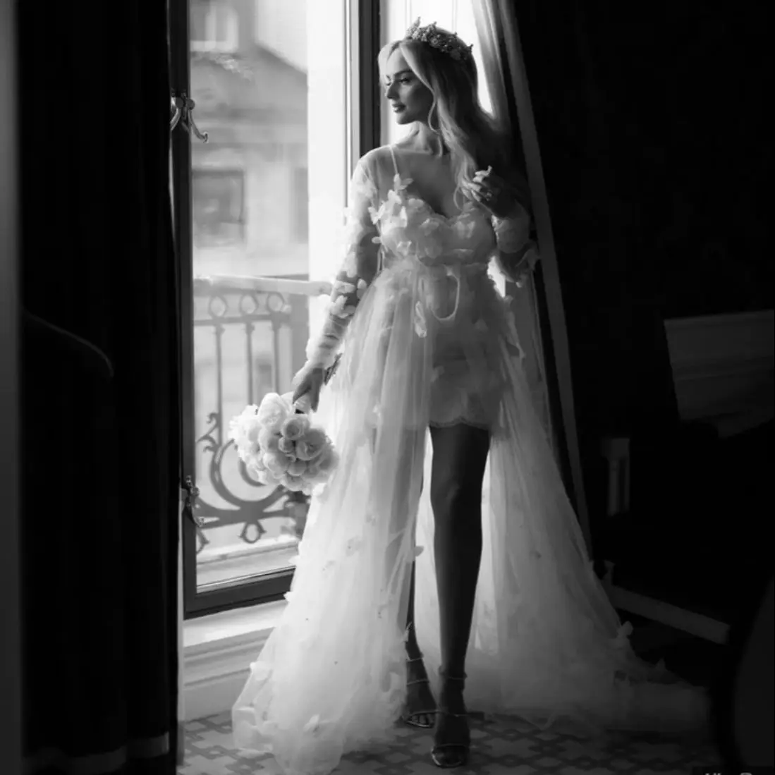 Сексуальный белый свадебный халат для свадебной вечеринки прозрачные женские