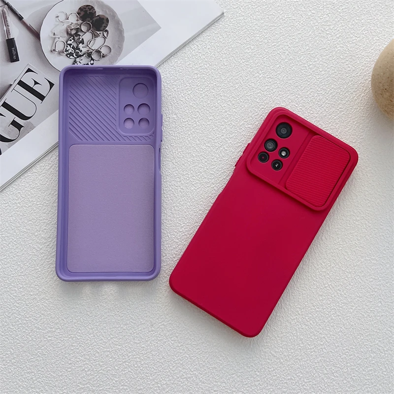 Шелковистый мягкий сенсорный чехол для Xiaomi Mi11 T Mi11T Pro POCO F3 M4 Redmi K40 Mi11i слайдер