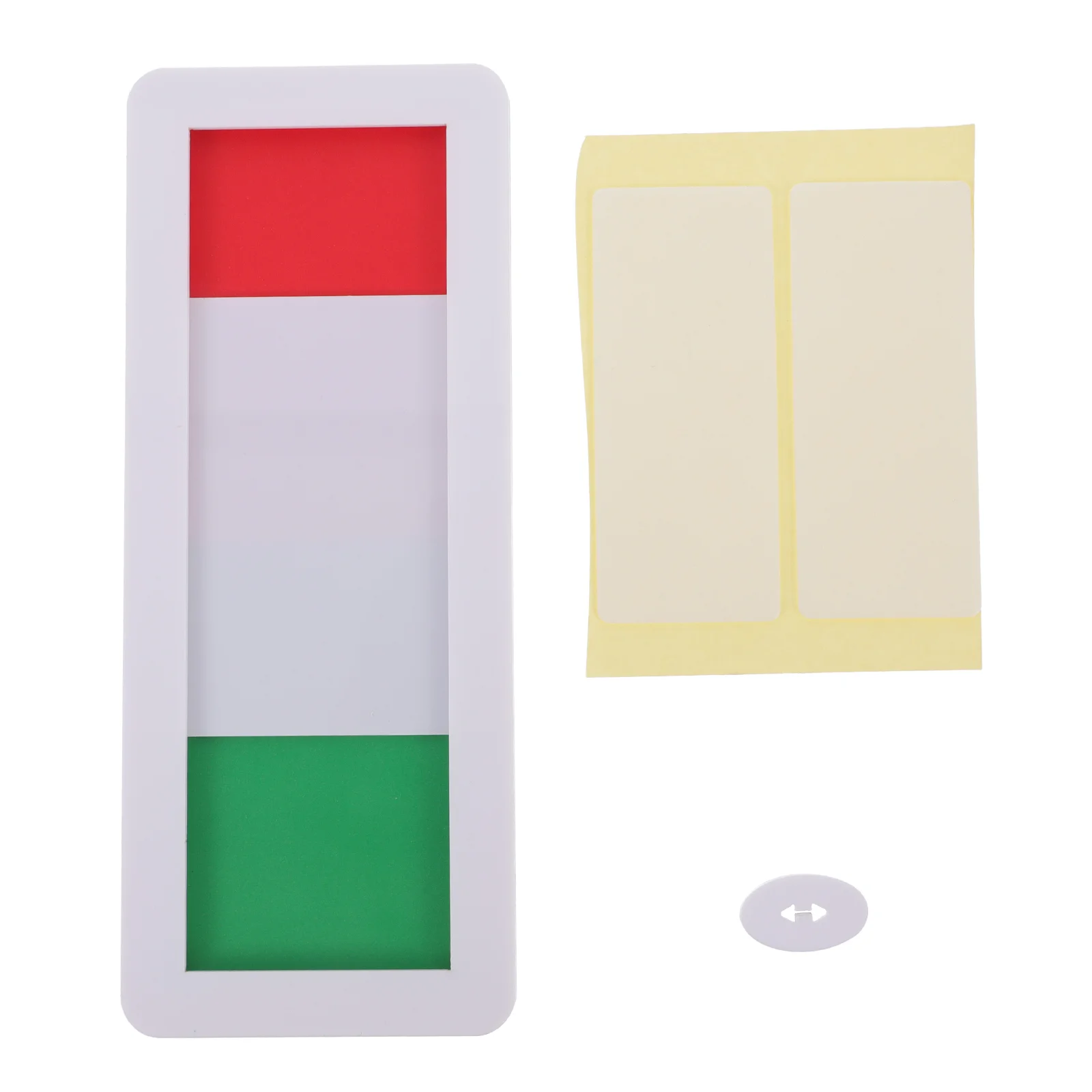 

Office Sign House Number Indicator Slide Door Open Business Bathroom 14.9X5.9CM Privacy Slider White Acrylic Work