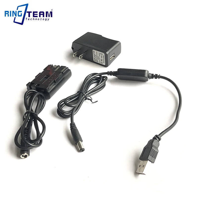 

5V USB Cable Adapter + DR-E2 DR-400 DC Coupler BP-511 Dummy Battery for Canon ACK-E2 EOS 5D 10D 20D 20Da 30D 40D 50D D30 D60
