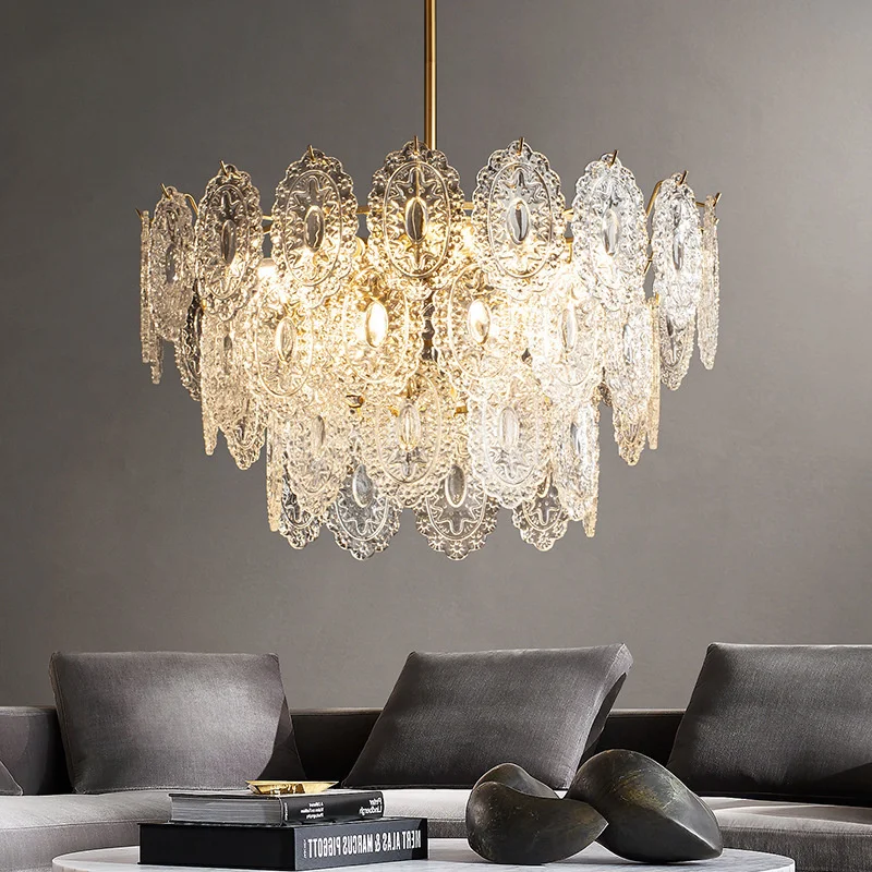 

Скандинавский светодиодный кристаллический светильник e27 В индустриальном стиле, подвесной светильник со стразами, рождественские украшения для дома, кухни