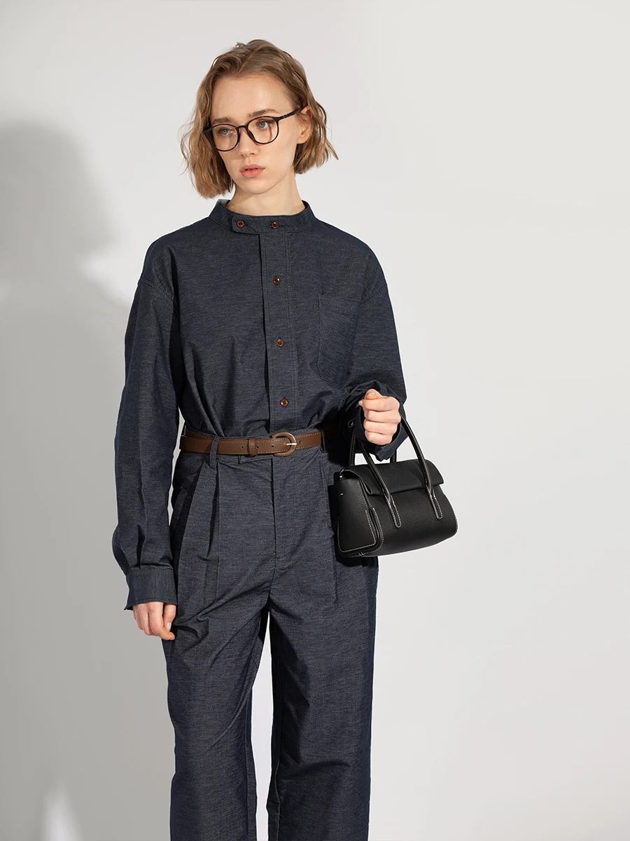 VENOF 2024 новинка 100% натуральная кожа маленькая сумка для женщин повседневная через