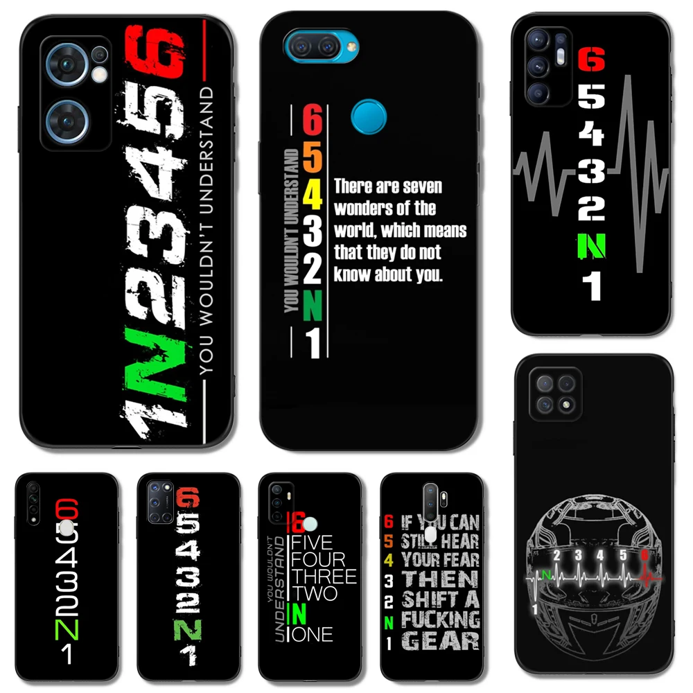 Черный чехол ТПУ для OPPO A1K A5 A5S A5XS A3S AX5 A11 A11X A12E A12 A7 A9 A9X 2018 2020 1N23456 мотоциклетный