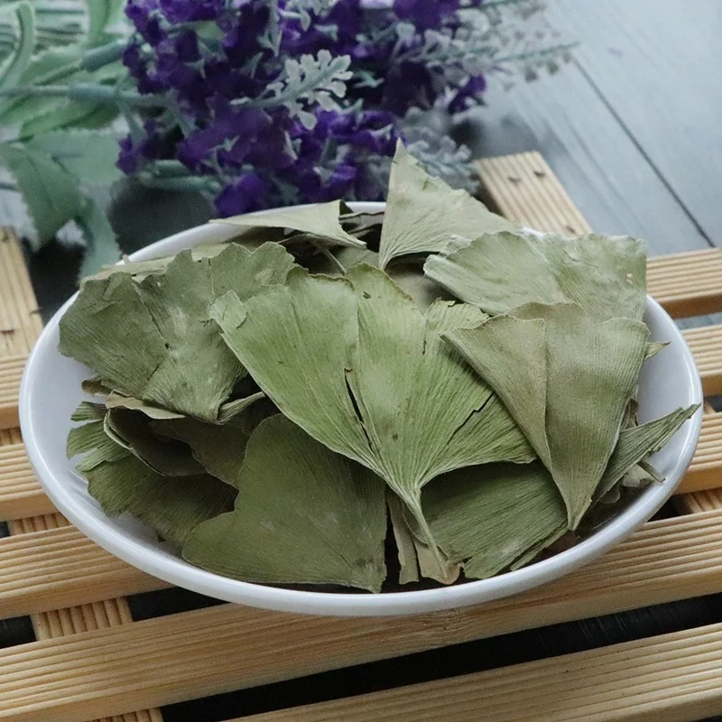 

Натуральный сушеный чай из листьев гинкго билоба, китайский чай гинкго, зеленые травяные зеленые листья, подарок, свадебное украшение