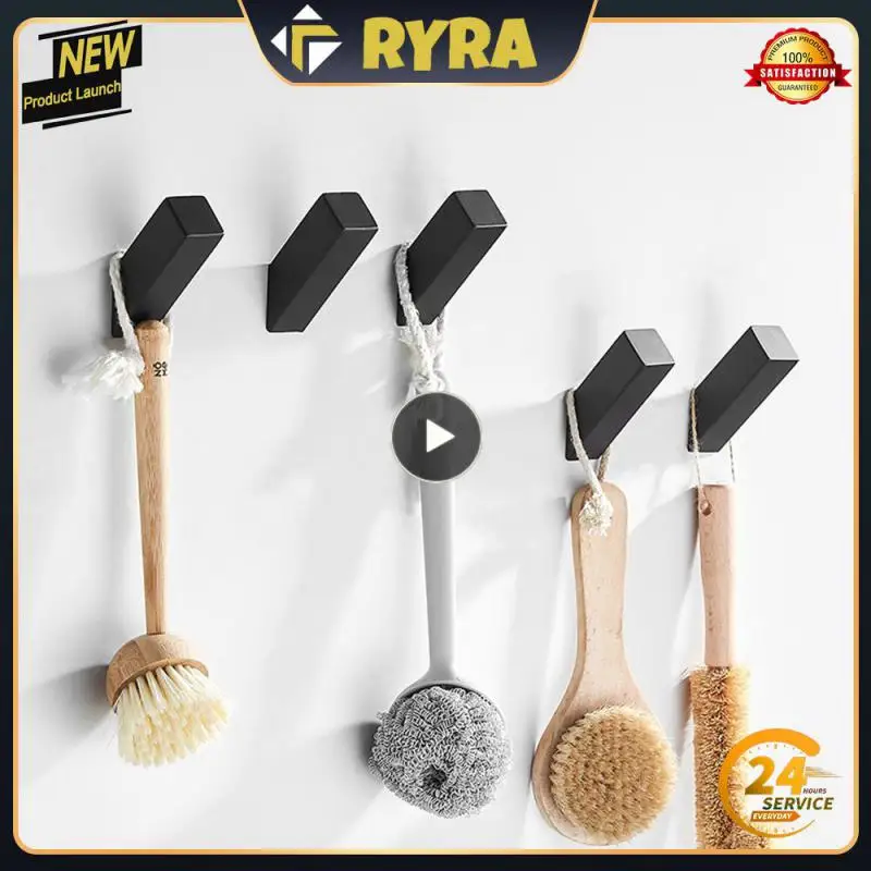 

Hat Scarf Holders Creative Simple Wall Hooks Household Storage Hook Home Decor Adhesive Hook 304 Stainless Steel Rust Resistant