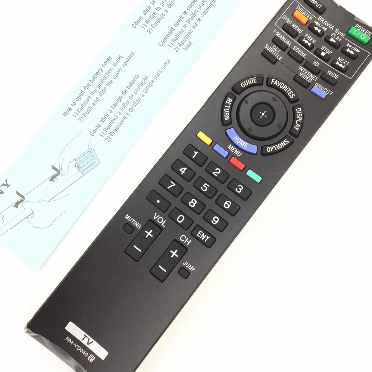 

Оригинальный пульт дистанционного управления для телевизора RM-YD040 для SONY 3D HDTV DL40HX800, KDL-46HX800, KDL55HX800, KDLXBR46HX800, KDLXBR40HX800, XBR52HX909, XBR46HX909 KDL46HX800,. Совместим с RM-YD056 RM-GD019